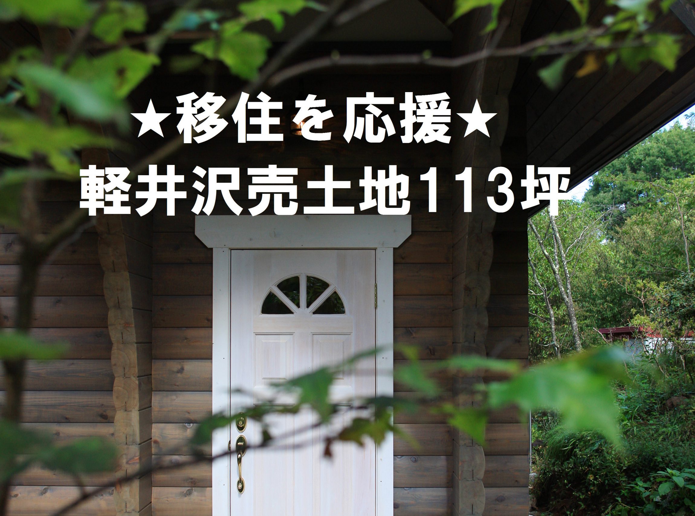 売土地 軽井沢 ログハウスのマルアサ工房 売土地 軽井沢 ログハウスのマルアサ工房